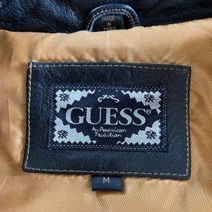 GUESS Leather jacket.  Women’s M